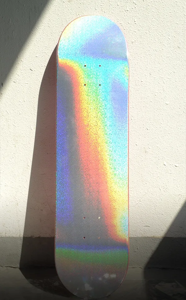 Holographic Foils Heat Transfer Films Skateboard Custom Design