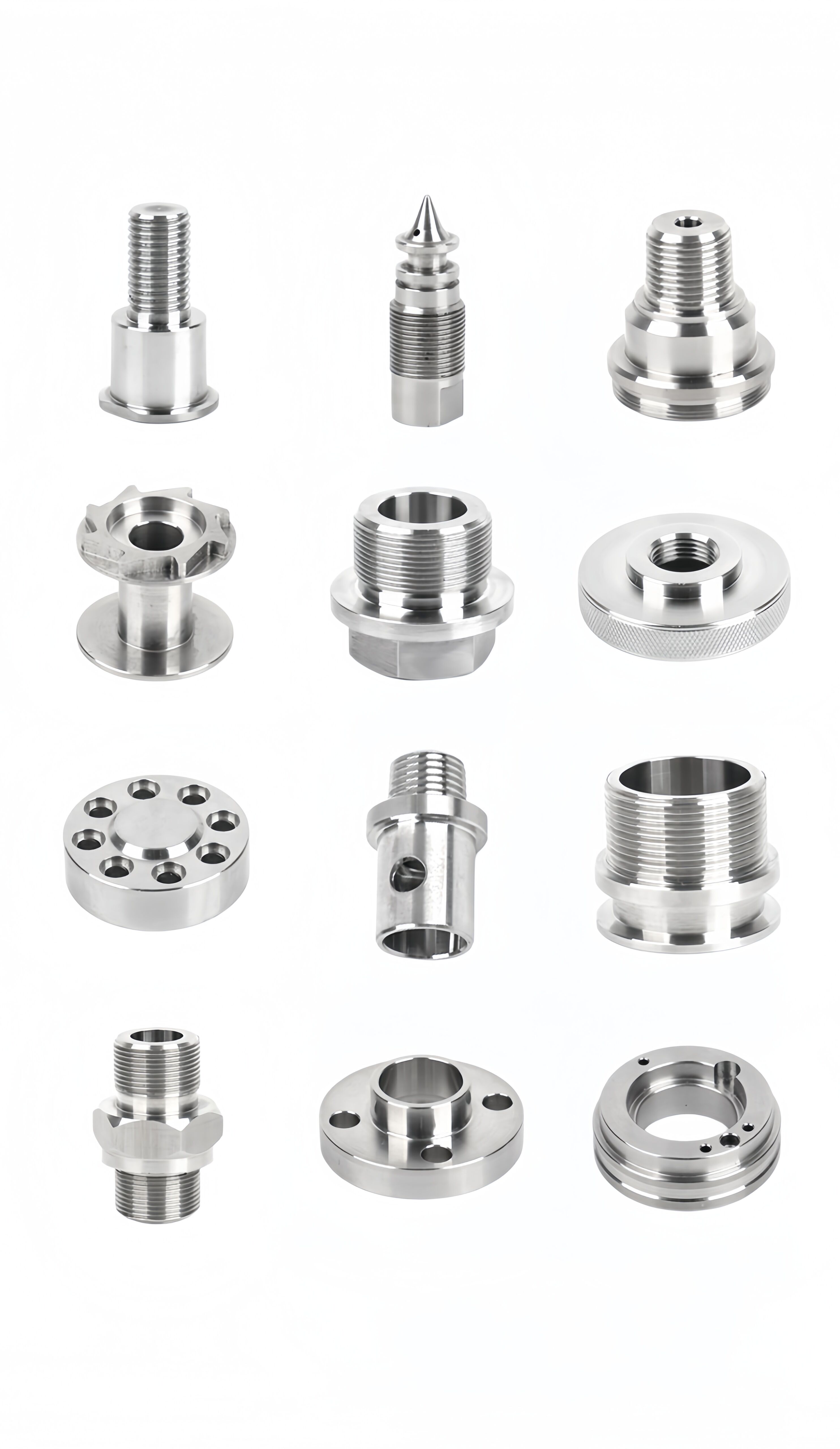 Precision-machined components produced for medical equipment applications.