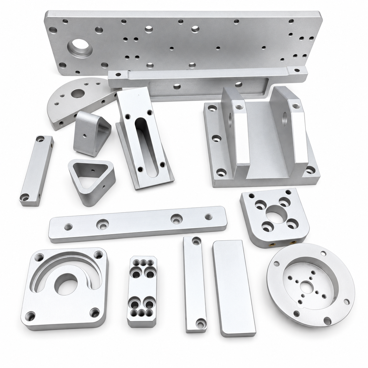 Precision-machined fixtures, bases, and brackets for automation equipment