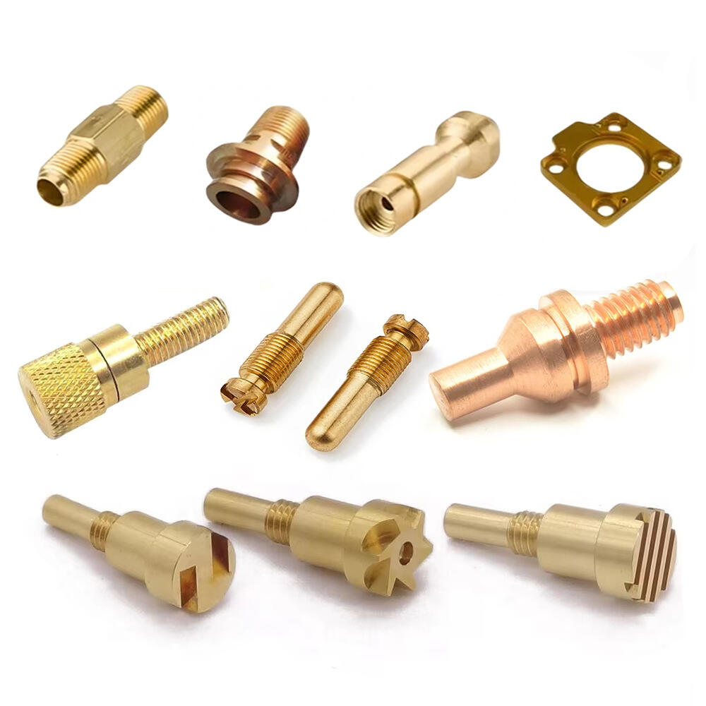 Precision-machined connector and small metal components for communications and electronics applications