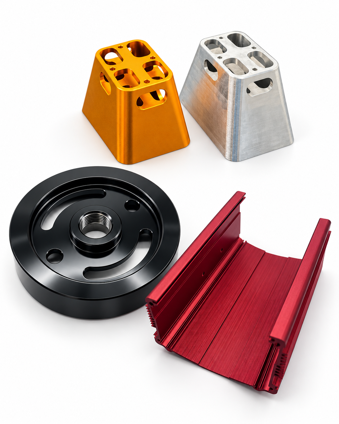 Precision-machined structural component for smart-home and general machinery applications