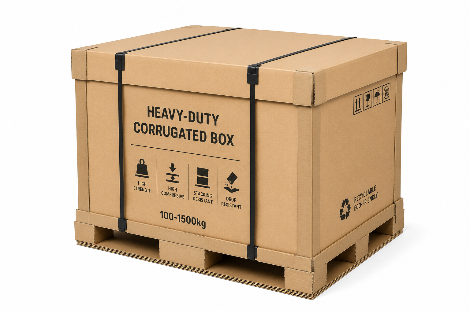 Heavy-duty corrugated box